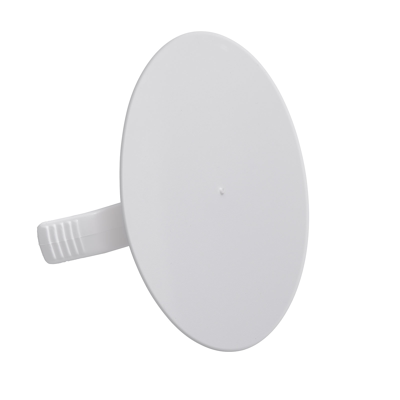 Federdeckel | Blindabdeckung | Abdeckung von Schalterdosen 72 mm rund weiß