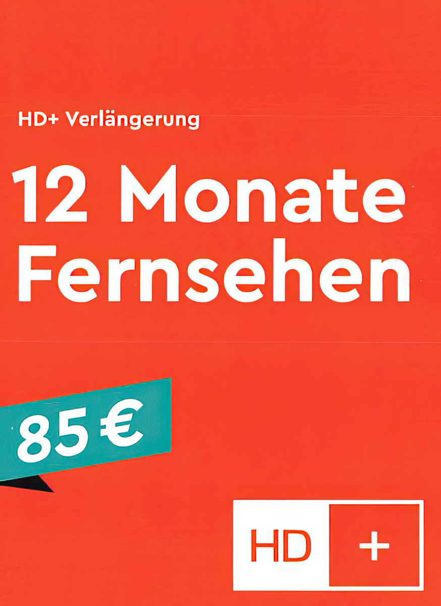 HD+ Verlängerung 12 Monate – Sofort per E-Mail,
